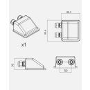 enjoysolar® ABS Montage Set Solarmodul Halterung mit...