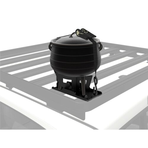 Potjie Kochtopf und Kochtopf-Halterung