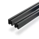 Schwarzes Schrägdach Montageset für 2 PV-Module...