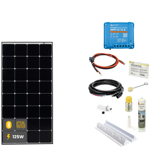 125W Daylight Wohnmobil Solaranlage SOLA Frame weiß