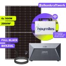 2000W Balkonkraftwerk Bifazial mit Anker Speicher &...