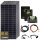640W Solar Inselanlage Bausatz (4x160 W) für Garten, Ferienhaus & Co - Spannungswandler auswählbar