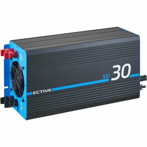 ECTIVE SSI 30 12V 4in1 Sinus-Inverter 3000W/12V Sinus-Wechselrichter mit MPPT-Solarladeregler, Ladegerät und NVS