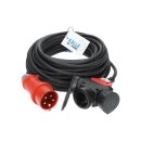 Kalle Adapterkabel CEE 400V 16A auf 3-Fach Kupplung...