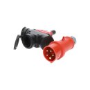 Kalle Adapterkabel CEE 400V 16A auf 3-Fach Kupplung...