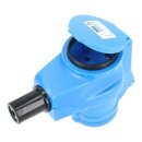 Kalle Adapterkabel Schuko 2,5mm&sup2; auf CEE 230V Winkel Extreme Blau IP44