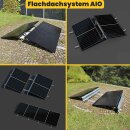All In One Flachdach Montagesystem für Balkonkraftwerke