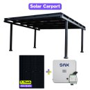 Solar Carport Doppelcarport Aluminium Bausatz