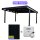 Solar Carport Doppelcarport Aluminium Bausatz