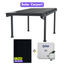 Solar Carport Einzelcarport Aluminium Bausatz
