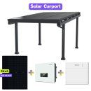 Solar Carport Einzelcarport Aluminium Bausatz