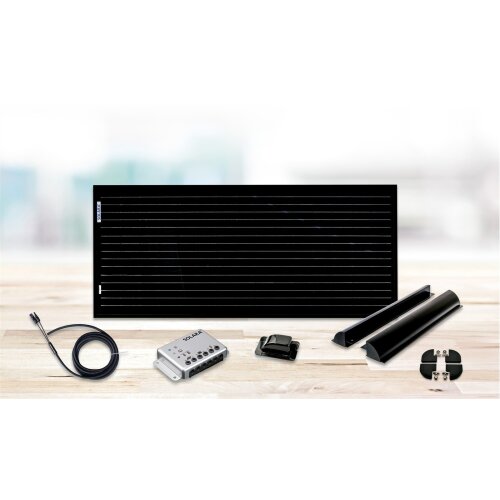 SOLARA Profi Pack – Komplettset mit Solara S-Serie Solarmodul, Solara SR340E Laderegler 120W