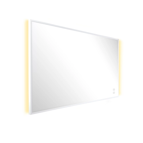 Könighaus LED Spiegelheizung weißer Rahmen 600W