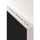 K&ouml;nighaus Infrarot Spiegelheizung 600W wei&szlig;er Rahmen Hybrid-600