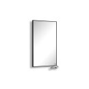 K&ouml;nighaus Infrarot Spiegelheizung 600W schwarzer Rahmen Hybrid-600