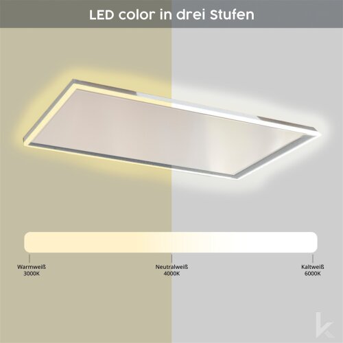 Könighaus Infrarotheizung Wand- und Deckenheizung mit LED Beleuchtung