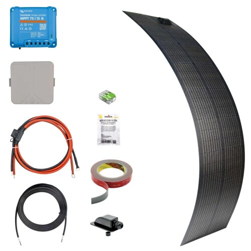 100 W SOLA Flex Mono Wohnmobil Solaranlage Komplettset