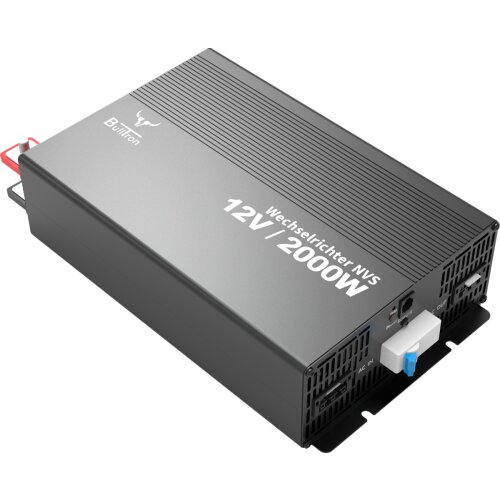 BullTron 2000W Wechselrichter 12V/230V mit Netzvorrangschaltung (NVS)