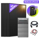 Balkonkraftwerk 2000W-4000W mit Anker Solarbank 3 Komplettset mit Montagepaket
