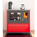 Plamen 850 Glas N – Roter Holzherd (linke...