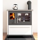 Plamen 850 Glas N – Weißer Holzherd (rechte...