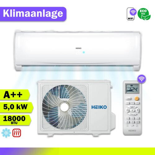 HEIKO BRISA Split-Klimaanlage Wandgerät 5,0kW