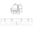 WATTSTUNDE MOUNT Solarmodul-Halterung 53 cm &ndash; Wei&szlig;